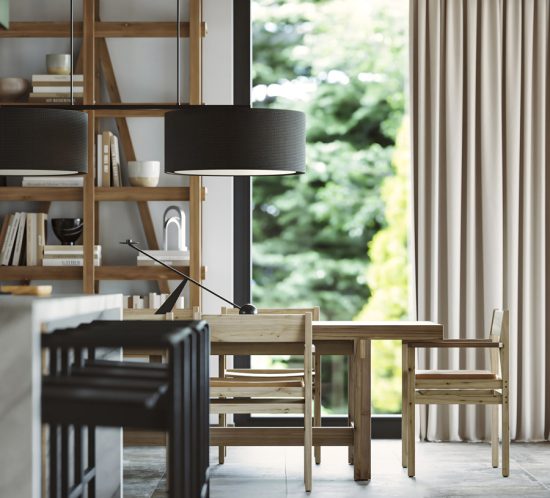Interior project headline with description